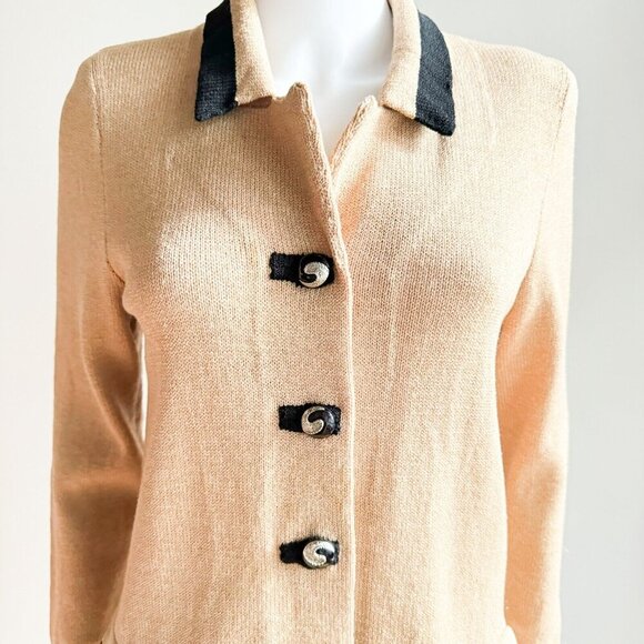 Marni Knits Camel Brown Knit Classic Wool Blend Blazer Jacket M - Picture 3 of 8